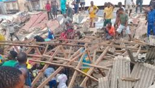 Three dead, seven injured as mosque collapses in Lagos